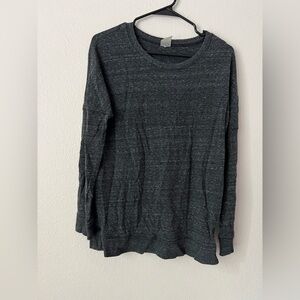 CALIA by Carrie Underwood Charcoal Long Sleeve Top